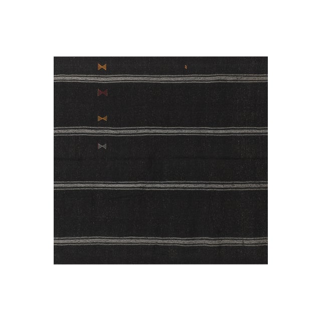 1960s Turkish Striped Goat Hair Kilim 8'3'' X 10'3'' For Sale - Image 5 of 11