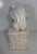 Cream After Auguste Rodin, The Thinker Sculpture, White Glazed Terracotta, 1950s For Sale - Image 8 of 11