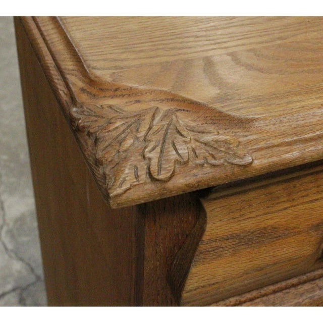 Oakwood Interiors Oak Chest of Drawers For Sale In Portland, OR - Image 6 of 8