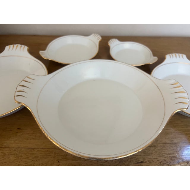 French Nesting Bowl by Louis Louriou-Set of 5 For Sale In San Francisco - Image 6 of 9