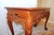 Brown 1950s Vintage Mahogany Console Table - Hand-Carved Chippendale Style With Claw Feet & Ornate Details For Sale - Image 8 of 15