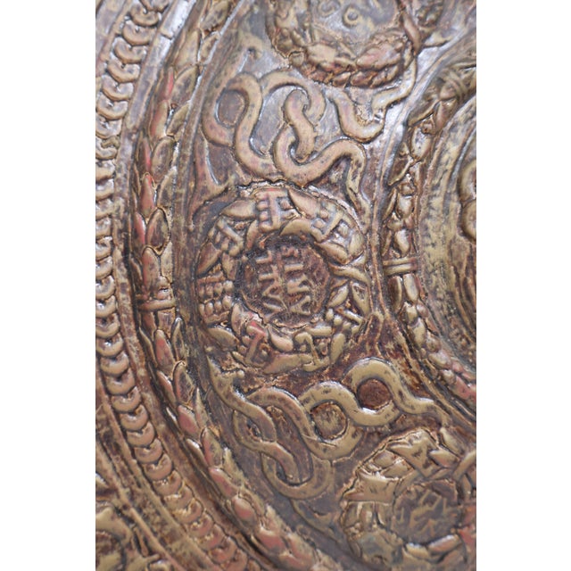 Rare Harold Studios Medusa Parade Shield Wall Sculpture After the 1552 Jörg Sigman Masterpiece For Sale - Image 16 of 18