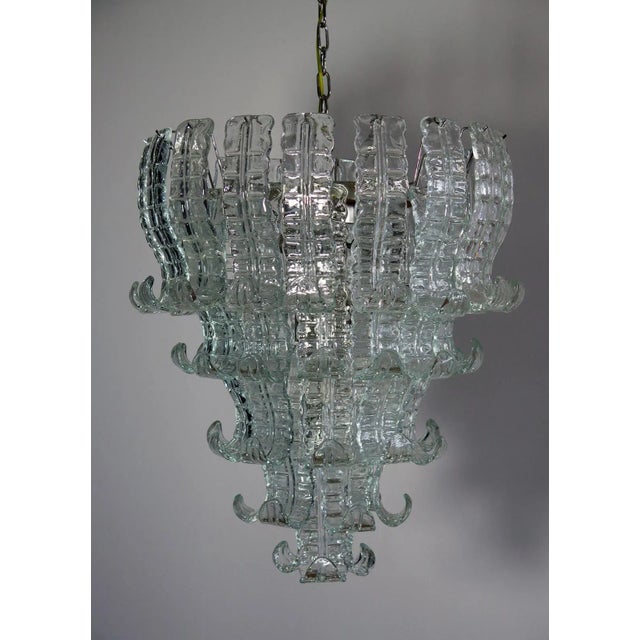 Vintage Italian Murano Glass Chandelier, 1984 For Sale - Image 10 of 12
