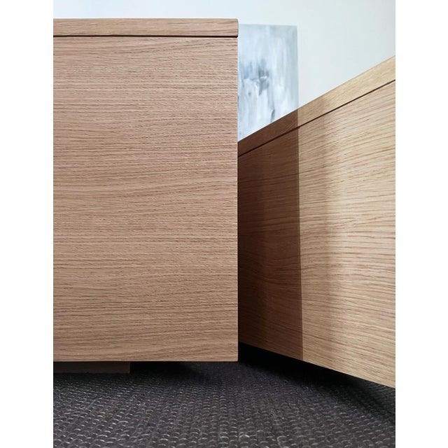 Ecke Coffee Tables in Oak by Hagar Abiri, Set of 2 For Sale - Image 4 of 18