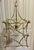 Metal Vintage Hollywood Regency Pagoda Pendant Chandelier For Sale - Image 7 of 12