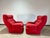 Airborne International 1960s Pair of Orchidee Chairs With Ottoman Attributed to Michel Cadestin for Airborne - 3 Pieces For Sale - Image 4 of 11