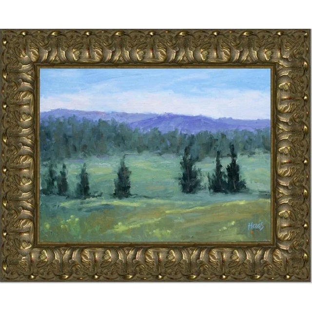 "Tahoe Meadows" Contemporary Impressionist Style Landscape Oil Painting For Sale - Image 10 of 12