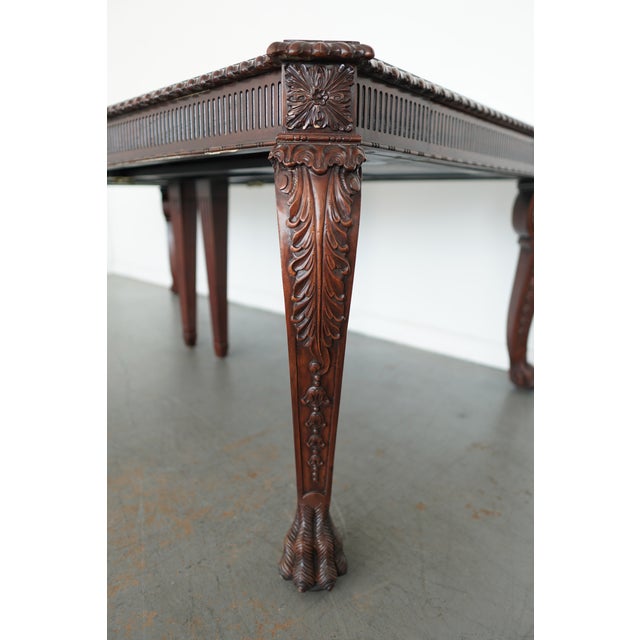 Maitland Smith Chippendale Extension Dining Table For Sale - Image 14 of 17