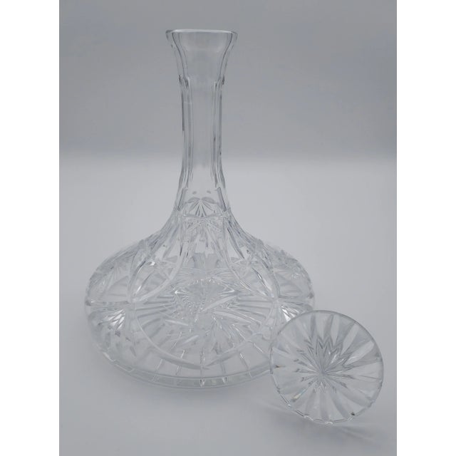 Vintage Cut Glass Decanter For Sale In Atlanta - Image 6 of 6