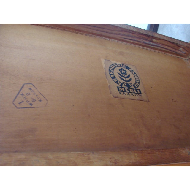 Vintage Side Table, Poland, 1960s For Sale - Image 9 of 11