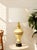 Vintage Mid-Century Atomic Ceramic Table Lamp With Cutout Base For Sale In Los Angeles - Image 6 of 12