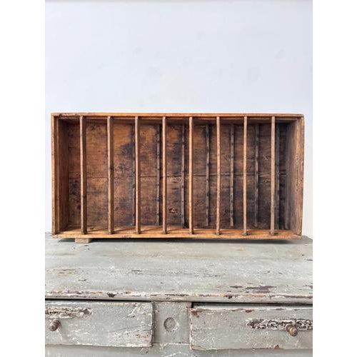 Brown Early 20th Century Estate-Made Oak Draining Rack For Sale - Image 8 of 9