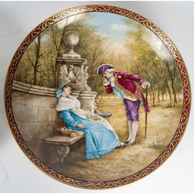 Large 19th Century Porcelain Dishes, Limoges, Set of 2 For Sale - Image 6 of 13