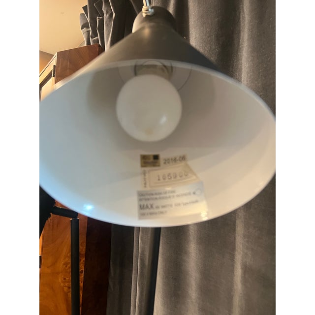 2010s Modern Nuevo Contemporary Floor Lamp Matte Black For Sale - Image 5 of 11