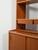 Brown Scandinavian Teak Bookcase with Suspended Drawers, 1950s For Sale - Image 8 of 10