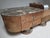 Metal Italian Sculptural Three-Piece Sideboard in Suede and Breccia Marble, 1970s For Sale - Image 7 of 12