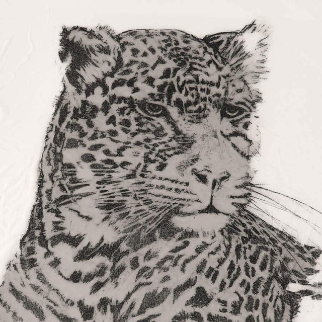 Contemporary Late 20th Century Framed Signed Jonna White Watcher of the Canopy Limited-Edition Mix Media For Sale - Image 3 of 12