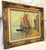 Early 20th Century Early 20th Century Original Framed Oil Painting on Canvas 'Seaside Dock' Attributed to Louise Minert Kelly (American 1876-1945) For Sale - Image 5 of 17