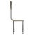 This French Brutalist accent chair by Jean-Jacques Argueyrolles rejects convention in favor of mythic geometry. Forged in...