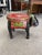 Vintage Handpainted Solid Wooden Elephant FootStool, 15 Inches Tall, Indian Style For Sale - Image 4 of 8