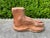 French Academic Sculpture Of A Foot. This stunning antique French terracotta sculpture of a foot is beautifully executed...