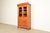 Victorian Antique Victorian Carved Oak Glass Front Bookcase or Dining Cabinet, Circa 1900 For Sale - Image 3 of 17