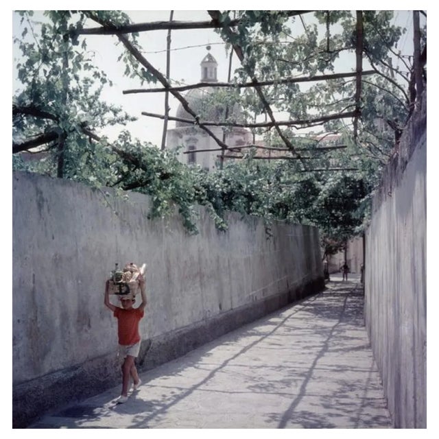 Slim Aarons, Positano, Estate Stamped Photographic Print, 1958 / 2020s For Sale