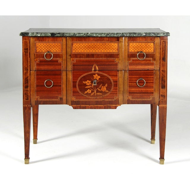 Louis XVI Marquetry Chest For Sale - Image 13 of 13