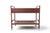 Mid 20th Century Danish Modern Two Drawer Bar Cart in Teak For Sale - Image 10 of 11