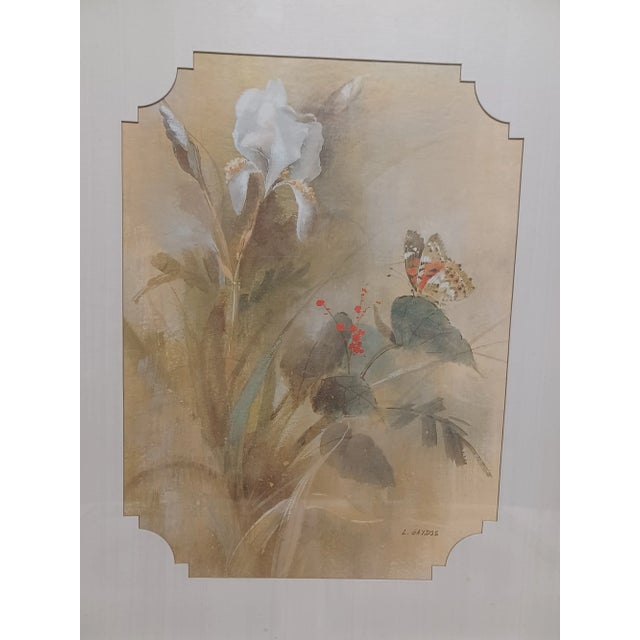 Vintage Floral Print Set With Bamboo Look Frames - Set of 3 For Sale - Image 11 of 12