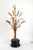 Wood Lamp Restored Italian Tole & Gilt Wheat - 1960s For Sale - Image 7 of 14