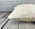 20 x 20 Hemp Pillow Turkish Cushion Natural Grayish White Pillow Cushion Cover For Sale - Image 4 of 4