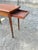 Antique Federal Style Petite Sized Inlaid Flip Top Game Console Table For Sale - Image 15 of 18