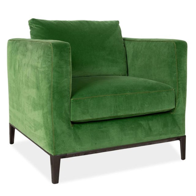 Maxalto by B&b Italia Lucrezia Soft Armchair Fabric Green Sam by Antonio Citterio from B&b Italia / C&b Italia For Sale - Image 11 of 11