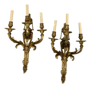 1900 Caldwell 3 Lights Sconces - A Pair
