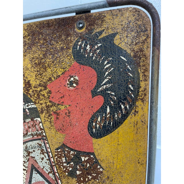 Vintage Mid 20th Century French Picardy Wine Shop Display Rack For Sale - Image 6 of 9