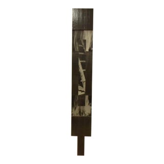 1990s Mixed Media Grey Modern Art For Sale