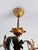 Red Vintage Italian Florentine Hand-Painted Tole Floral 5-Light Chandelier, 1940s For Sale - Image 8 of 18
