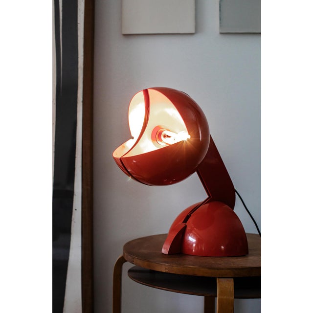 Martinelli Luce La Ruspa Table Lamp attributed to Gae Aulenti for Martinelli Luce, 1960s For Sale - Image 4 of 15