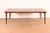 John Van Koert for Drexel Mid-Century Modern Sculpted Walnut Extension Dining Table, Newly Refinished For Sale - Image 14 of 14