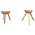 Elm Milking Stools, 1850s, Set of 2 For Sale - Image 9 of 9