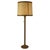 Leather and Brass Floor Lamp with Parchment Shade, 1960s For Sale - Image 13 of 13