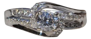 The Bullens: Ladies 14K White Gold Diamond Engagement Ring