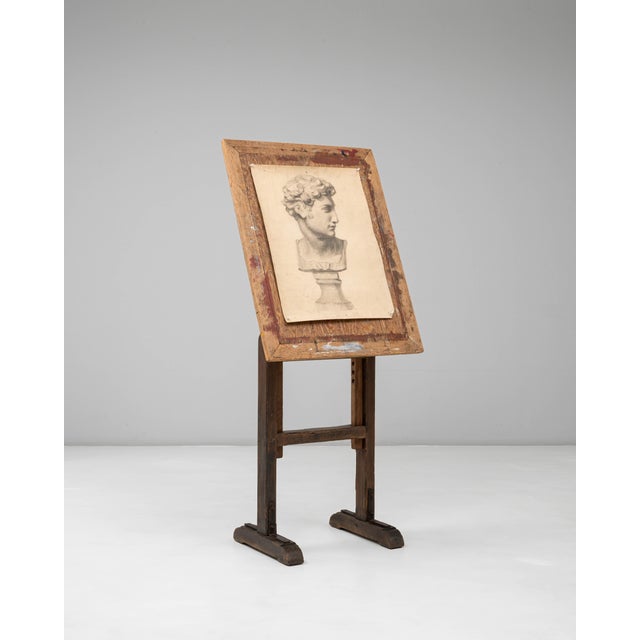 Mid 20th Century 20th Century French Wooden Artist's Easel with Adjustable Tilt For Sale - Image 5 of 18