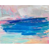 Image of "Caribbean Calling" by Trixie Pitts Large Abstract Oil Painting For Sale