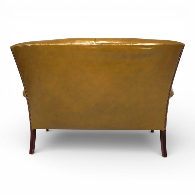Two-Seater Sofa in Moss Green Froxfield Leather by Parker Knoll, 1960 For Sale - Image 10 of 12
