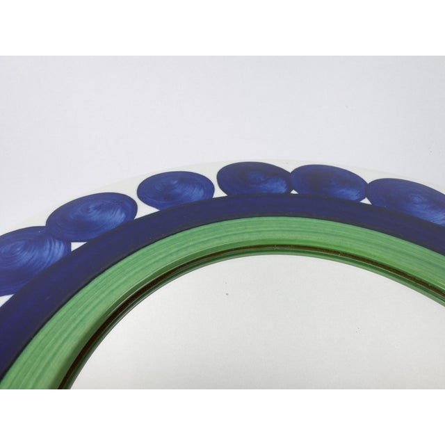 Glass 1970s Swedish Piggelin Porcelain Wall Mirror by Marianne Westman for Rörstrand For Sale - Image 7 of 14