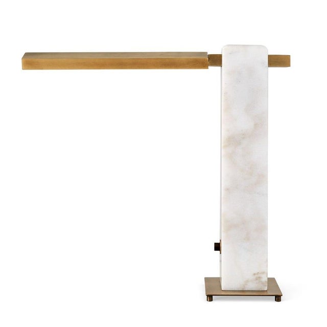 Cool Marble Column Lamp For Sale In Sacramento - Image 6 of 6