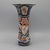 Japanese porcelain vases, c. 1720. Dimensions: Each approximately 13¼” tall. Decoration: The mouth of the vase is...