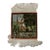 Silk Man Bird Duck Persian Mat Rug, Dated 1991 - 1'1" x 1'1" For Sale
